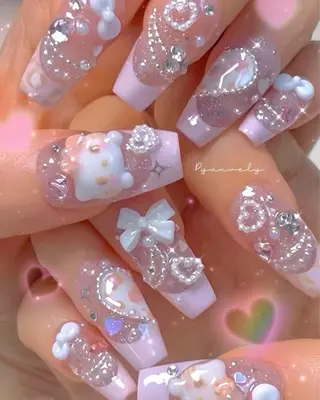 ネイル Lee Nails チップ長さだし専門店のネイルデザイン