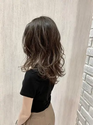セミロング 店長✨レイヤー✖️ 髪質改善✖️韓国ヘアのヘアスタイル