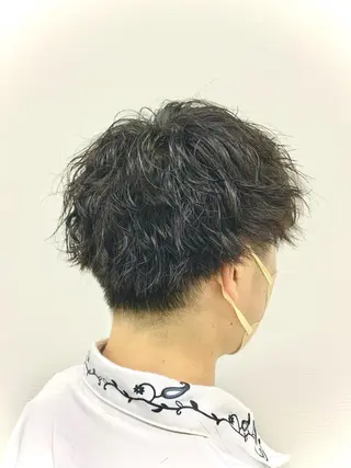 ショート パーマ メンズ ゲーマー美容師 KENTOのヘアスタイル