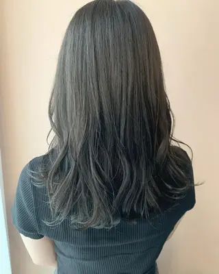 ロング カラー hubhair レイヤー/透明感のヘアスタイル