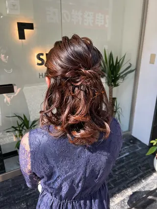 ミディアム カラー ヘアアレンジ 「sumi」 AMIのヘアスタイル