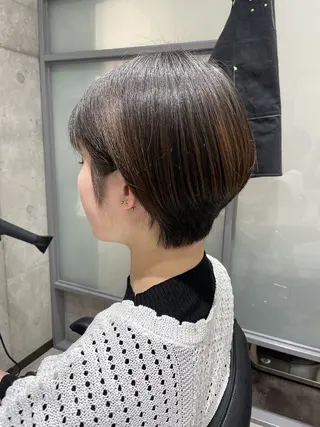 ショート ドライ カット✂️髪質改善のヘアスタイル