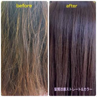 ロング カラー ナカジマ美容室東鯖江 kaoriのヘアスタイル