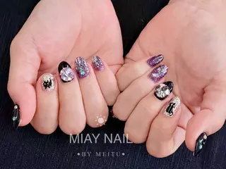 ネイル 💜MIYA NAIL鶴見店のネイルデザイン