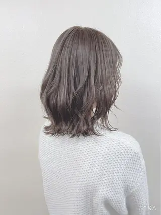 セミロング カラー *【公式】🪞池袋 ACADEMY🪞のヘアスタイル