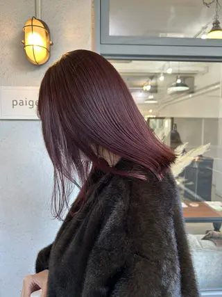 ミディアム 本澤 朋香のヘアスタイル