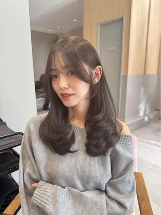 ロング 岩崎 太陽のヘアスタイル