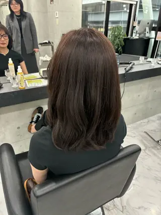 セミロング Endearing 🌟銀座のヘアスタイル