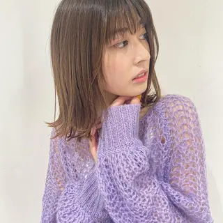 ミディアム ヒラノホナミ 🫧艶髪🫧髪質改善のヘアスタイル