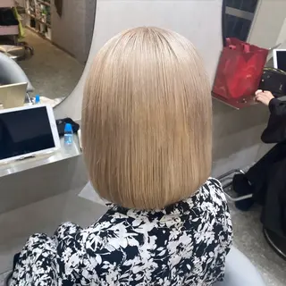 ショート カラー レイヤー/顔周り/ 透明感カラー/ななのヘアスタイル