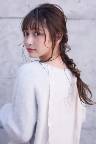ミディアム ヘアアレンジ カラー パーマ メンズ キッズ ネイル マツエク・マツパ 🌸グレージュ/ ベージュ🌸yutaのヘアスタイル