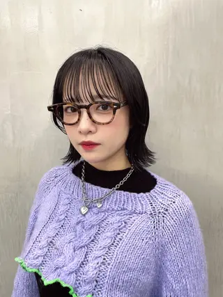 ミディアム 👑ボブはお任せ ミヤノ👑のヘアスタイル