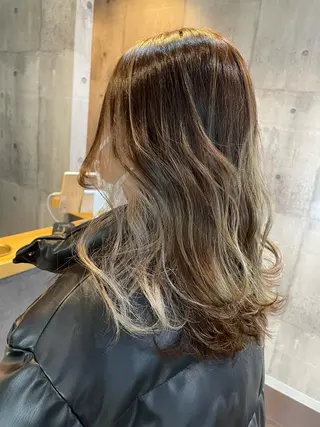 セミロング カラー パーマ ヘアアレンジ メンズ キッズ ネイル マツエク・マツパ アイブロウ 北千住10分 肥高　壮汰のヘアスタイル