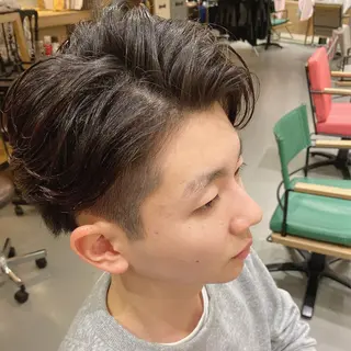 ショート メンズ 梅田茶屋町メンズ 専門美容師 山元一平のヘアスタイル