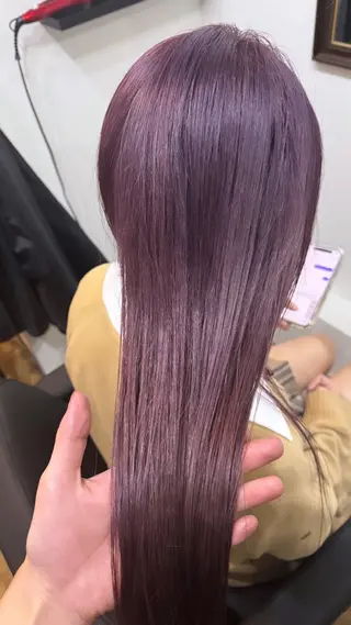ロング カラー 椎葉 祐也のヘアスタイル