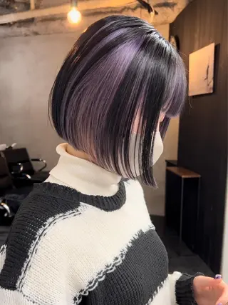 ミディアム カラー 🧸艶々韓国ヘア 🧁mizunaのヘアスタイル