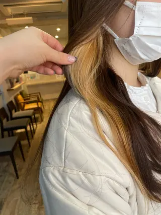 ロング カラー カット⌇艶カラー 🫧⌇Nanahoのヘアスタイル