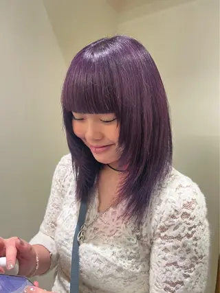 ミディアム mao /HUI金山のヘアスタイル