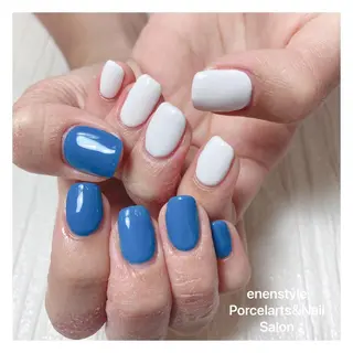 ミディアム ネイル 🐾enen style 🐾のネイルデザイン