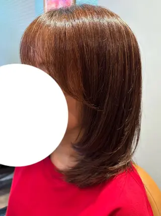ミディアム ✨縮毛矯正モデル✨ RURUのヘアスタイル