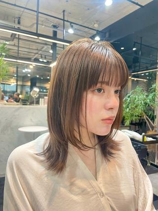 ミディアム 小田 桜のヘアスタイル