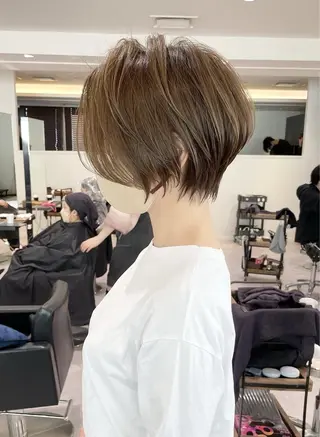 ショート 浅野賢哉🌟縮毛 矯正、ショート🌟のヘアスタイル