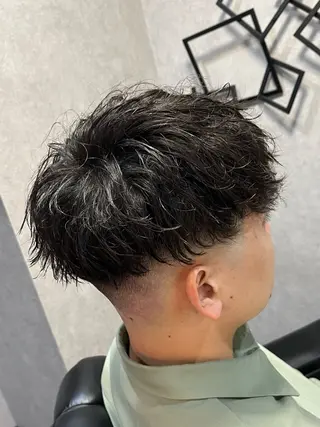 ミディアム パーマ 🌈予約の98%パ ーマ⭕️🌈福本のヘアスタイル