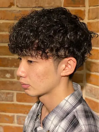 パーマ メンズ メンズカット/ マッスルのヘアスタイル