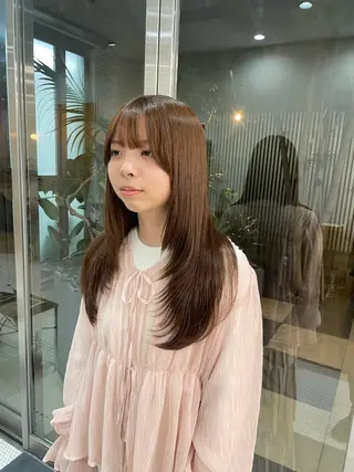 セミロング レイヤーカット 🌱 はるかのヘアスタイル