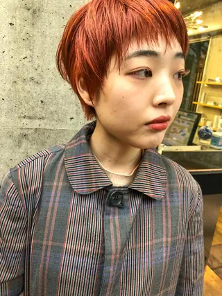 ショート カラー センスをお届けします 大谷将生infpのヘアスタイル
