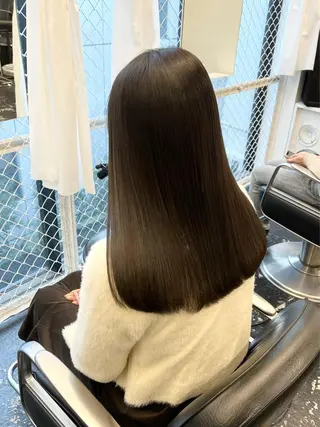 セミロング カラー ヘアアレンジ HARU//原宿🤍 リピート率NO.1のヘアスタイル