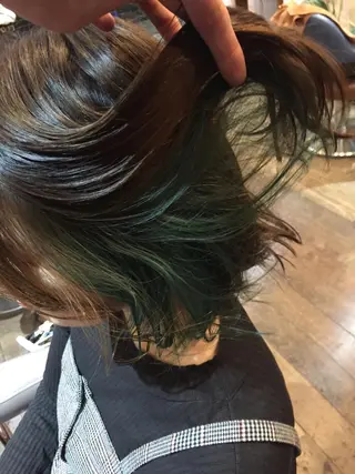 ミディアム カラー 原宿サロン代表 デザインカラー伊藤卓のヘアスタイル