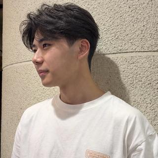 ヘアアレンジ メンズ ボブ&寒色🎐ᩚ 短髪 COCOROのヘアスタイル