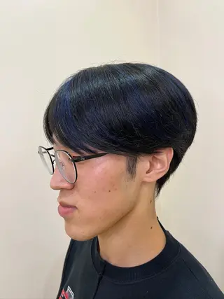 ショート カラー メンズ イリサワ レンタのヘアスタイル