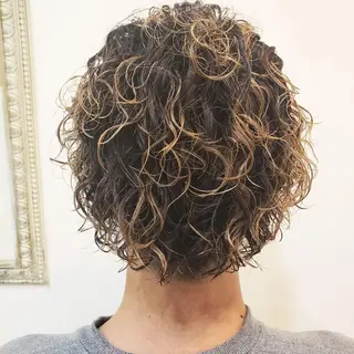 メンズ 特殊パーマ 片山恭兵のヘアスタイル