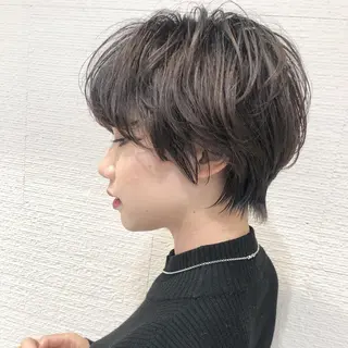 ショート パーマ 似合わせカット/ レイヤーカット/新谷のヘアスタイル