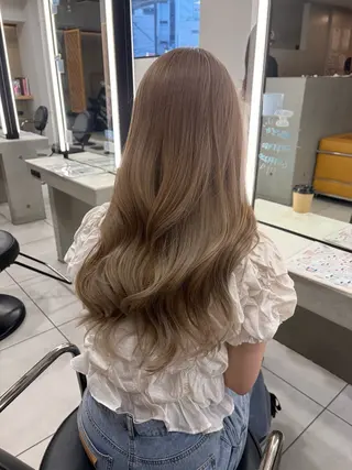 ロング 🎀透明感カラー🎀 稲垣至恩🎀のヘアスタイル