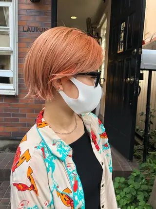 ショート カラー eri kinjoのヘアスタイル