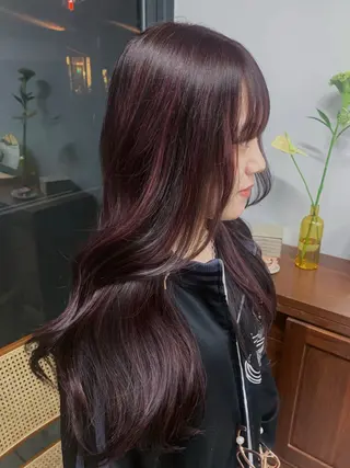 ロング 御器所／髪質 改善カラー／まりえのヘアスタイル