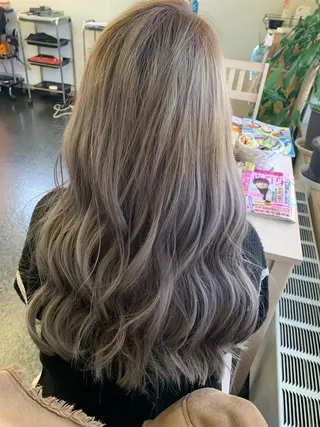 ロング カラー 美容室 ドルチェのヘアスタイル