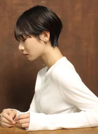 ショート カラー パーマ ヘアアレンジ 吉田一輝 外国人パーマのヘアスタイル