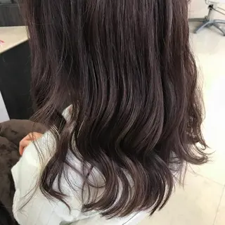 セミロング カラー Oopsレイヤー 加藤澄都のヘアスタイル