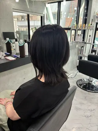 セミロング カラー パーマ Endearing 🌟銀座のヘアスタイル
