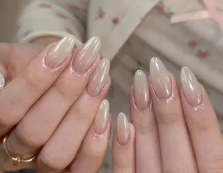 ネイル By moonネイル 🌷ワンホン/韓国風のネイルデザイン