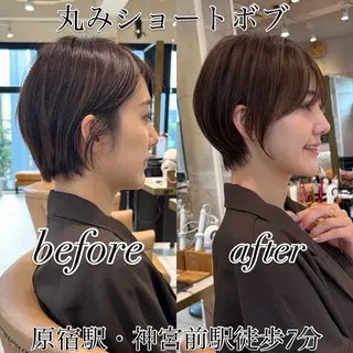 ショート カラー 表参道/ショート特化 /似合わせ/荒砂のヘアスタイル