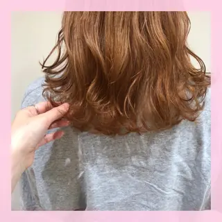 セミロング カラー 🍒前川 🍒のヘアスタイル