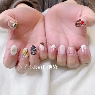 ミディアム ネイルJaol 池袋のネイルデザイン
