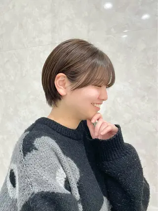 ショート カラー ショート/似合わせ/ 透明感カラー古市唯人のヘアスタイル