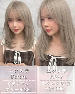 セミロング カラー 渋谷でメンズNo. 1🏆Tiamのヘアスタイル