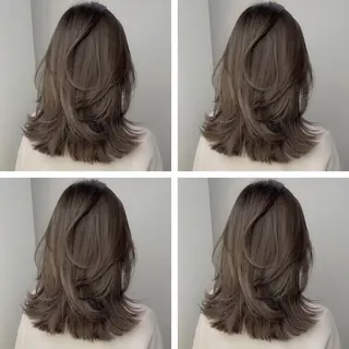 ミディアム 神戸/karina /レイヤー/顔まわりのヘアスタイル